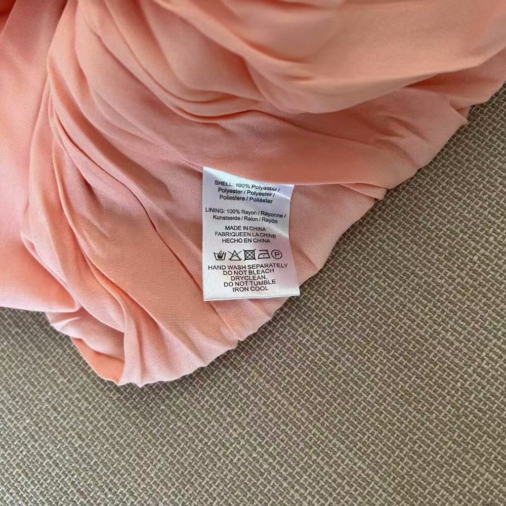 SAU LEE Revolve Teigen Gown Maxi Dress Sz00 Blush Red Ombre Event Party Cocktail - Picture 15 of 16